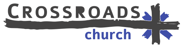 Crossroads Church blue horizontal logo logos - by Noah Filipiak